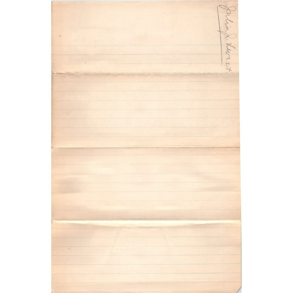 1898 Handwritten Deed Steffen D. Herman Elmira NY 2 Pages AE9-X1 - Picture 4 of 4